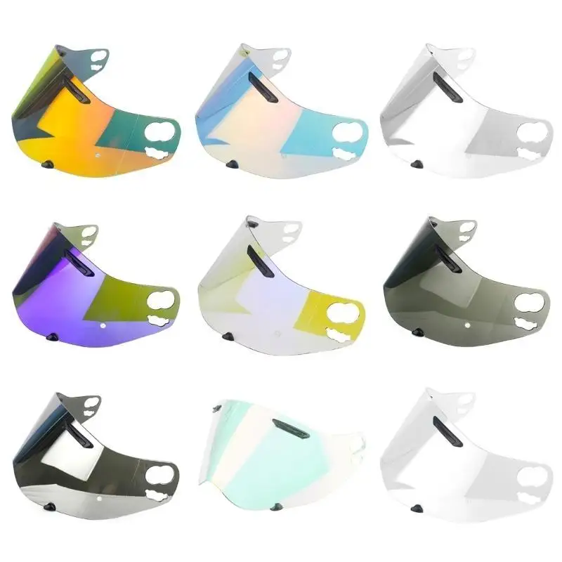 31BC دراجة نارية الخوذات عدسة أقنعة عالية الشفافية Sunshades يوم الليل استخدام الرياح لوكالة XD4 UV الحماية درع #2