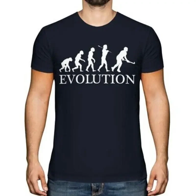 Hockey Evolution Of Man Men's TShirt Top Gift Clothing