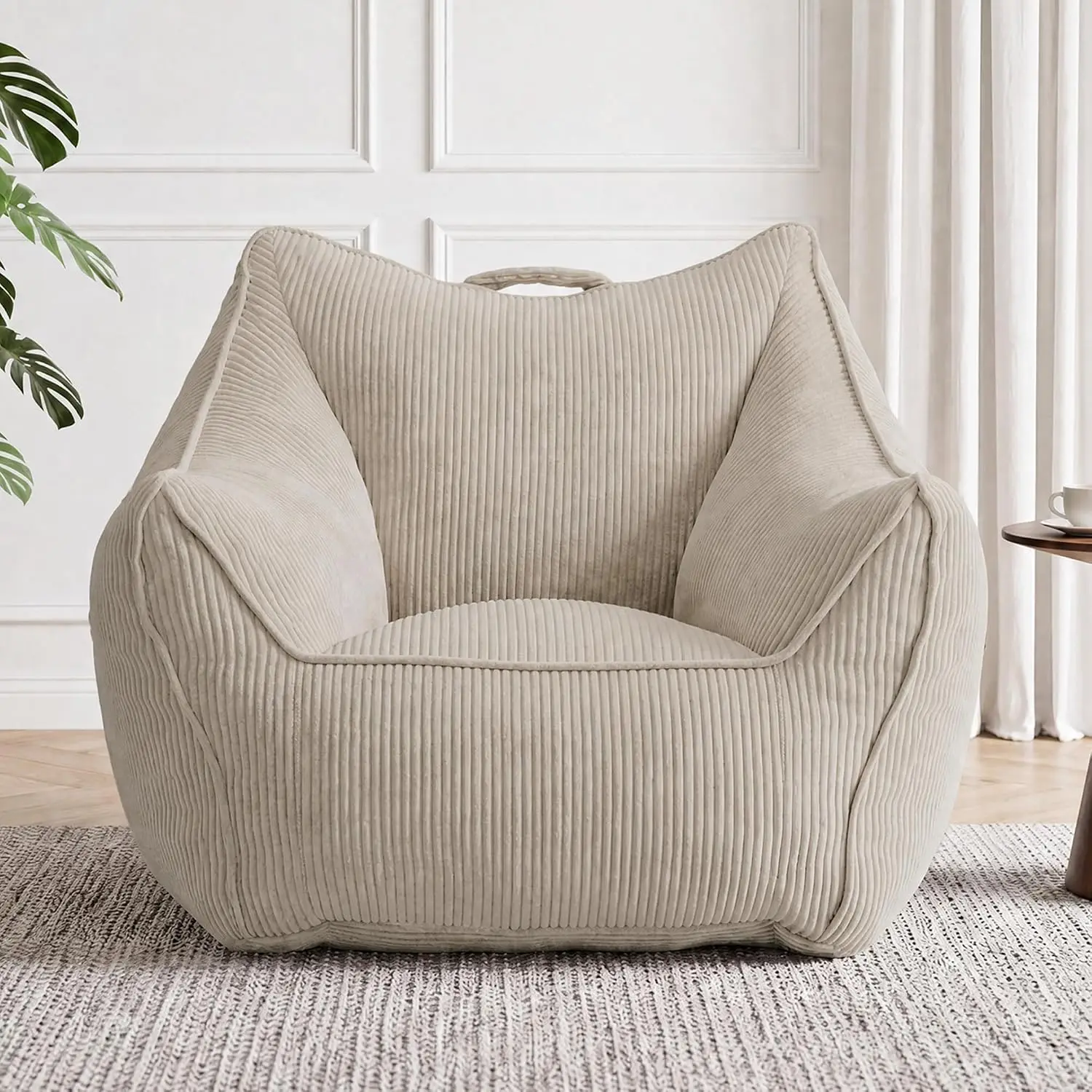 ™ Big Comfy Chair, Bean Bag Chair for Adults, Teens and Kids, Memory Foam Lazy Lounge Chair for Bedroom, Floor Sofa for Living