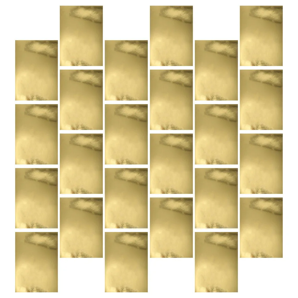 60 قطعة ورق البطاقات المعدنية الذهب احباط ورقة مرآة لامعة اوريغامي ورقة DIY بها بنفسك الحرف سكرابوكينغ بطاقة صنع الأطفال