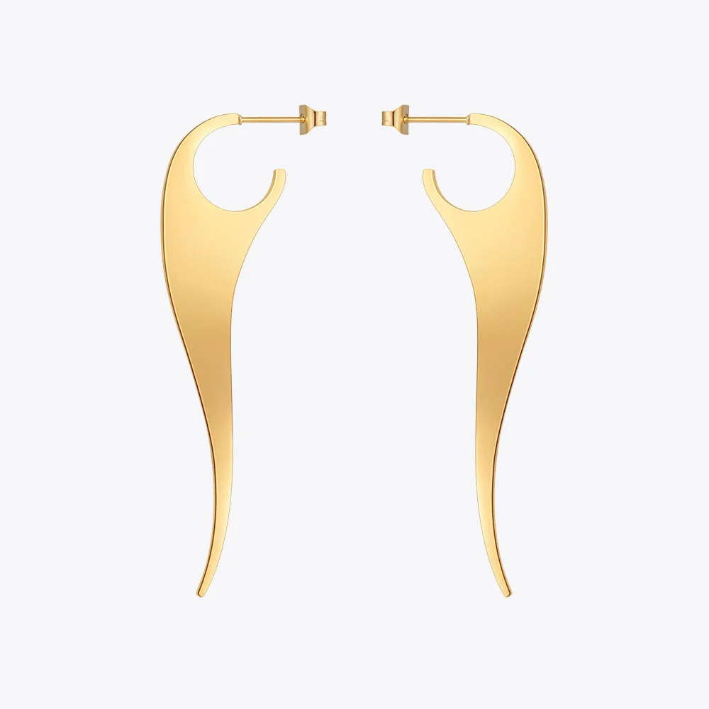 

ENFASHION Moustache Drop Earrings For Women Brincos Stainless Steel Piercing Earings Trending Products Fashion Jewelry E221423