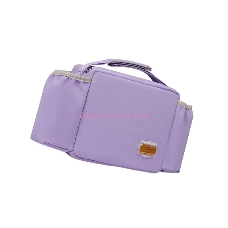 R6FD Adjustable Strap Strollers Organiser Bag For Diapers Bottles & Essential 4