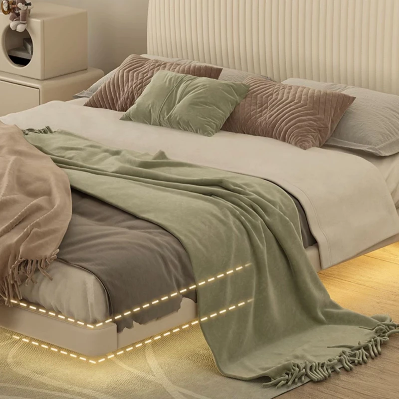 Cama de madeira maciça infantil com borda nivelada para meninas, mobília de cama, estilo americano, quarto de criança, original, QF50TC