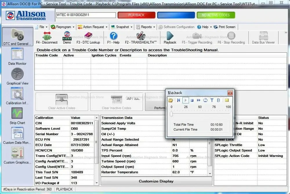 New 100% Universal Allison DOC 13 PC 13 software + unlocked keygen INSTALL UNLIMITED COMPUTER