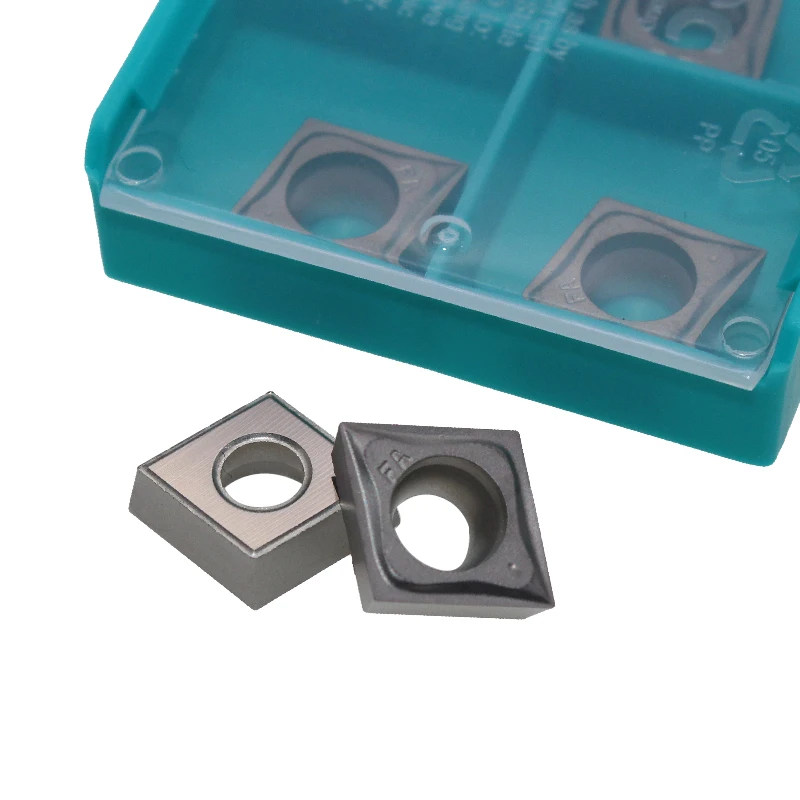 10 piezas CCMT09T302 FA CT3000 CCMT 32.50.5 pequeño rombos Cermet inserto de giro interno