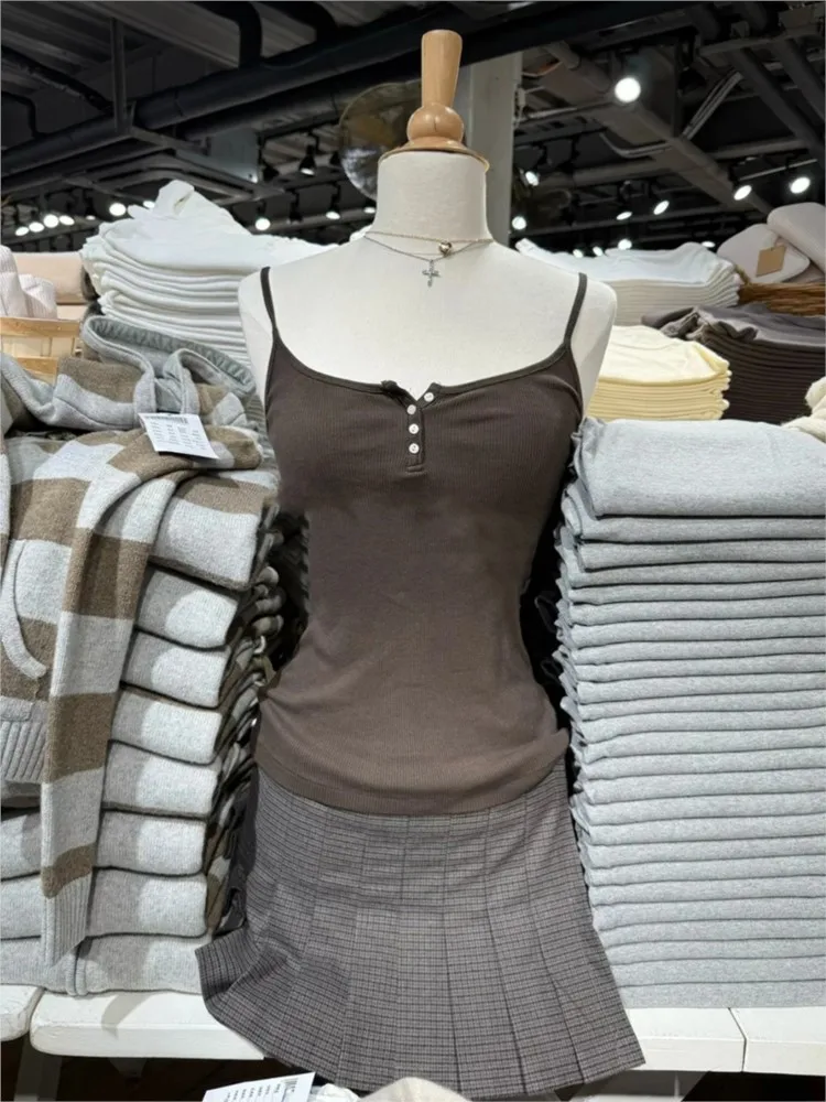 Gestreepte Sexy Lage Taille Rokken Vrouwen Zomer Zoete Leuke Esthetische Chic Knop Mini Rok Vintage Preppy Stijl Faldas Nieuwe Y2K