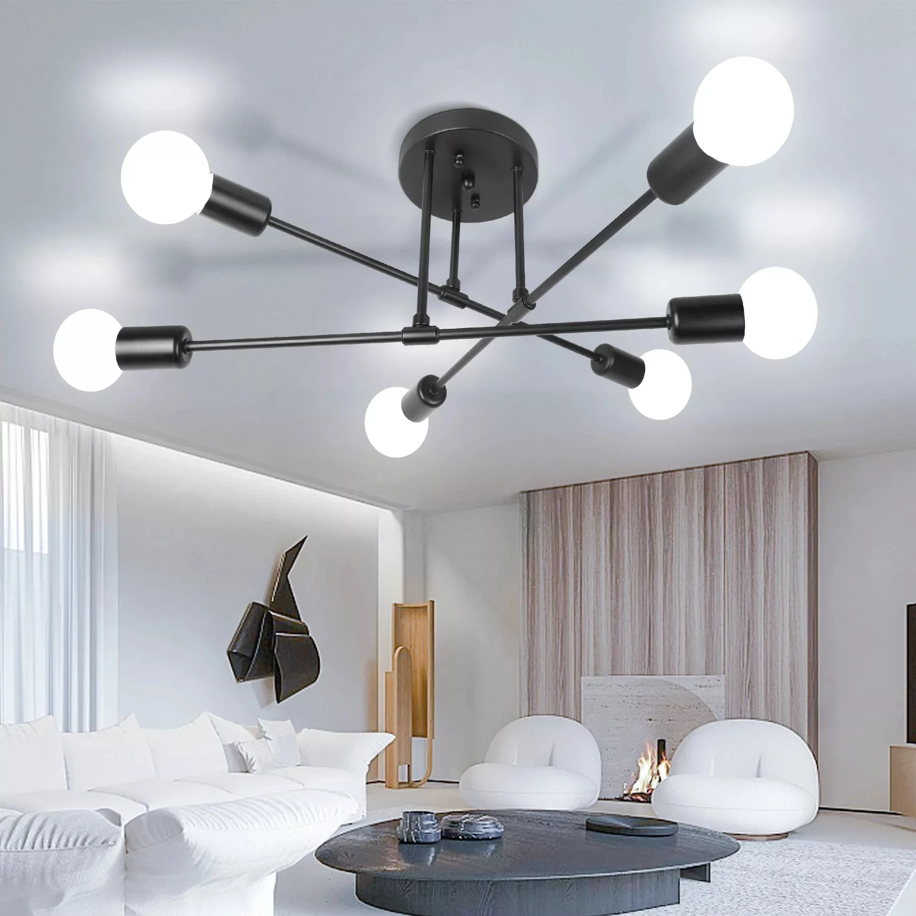 Retro żyrandol LED sufit E27 lampa wisząca jadalnia żyrandol pokojowy Home Decor oświetlenie wewnętrzne do salonu kuchnia