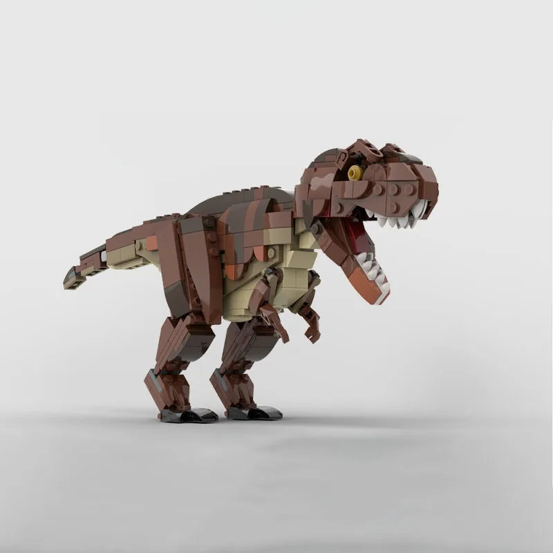 

MOC строительные блоки игрушка DIY индивидуальные маленькие украшения модели динозавра 369 шт. креативный сборный набор игрушек праздничный подарок для мальчиков