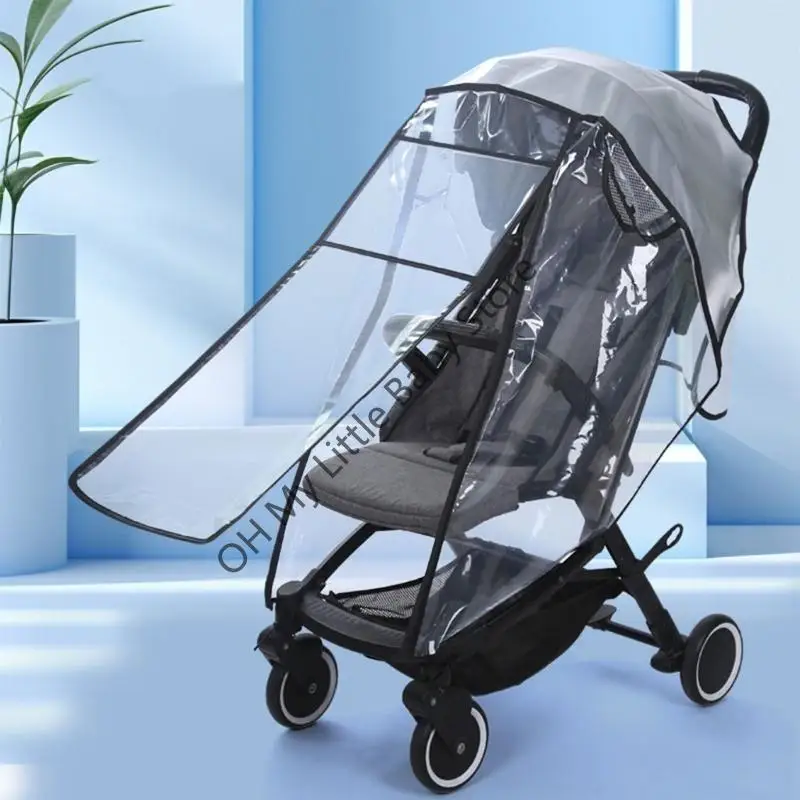 

M76C Durable Stroller Rain Cover Wind Sun Shield EVA Raincoat for Babies Carriages