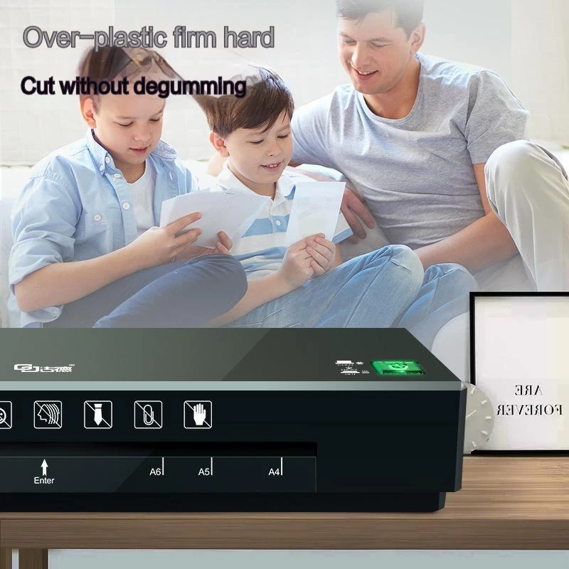 A4 Photo Plastic Sealing Machine Home Office Multi-functional Small Press Film Machine Thermal Plastic Cold Framing Universal