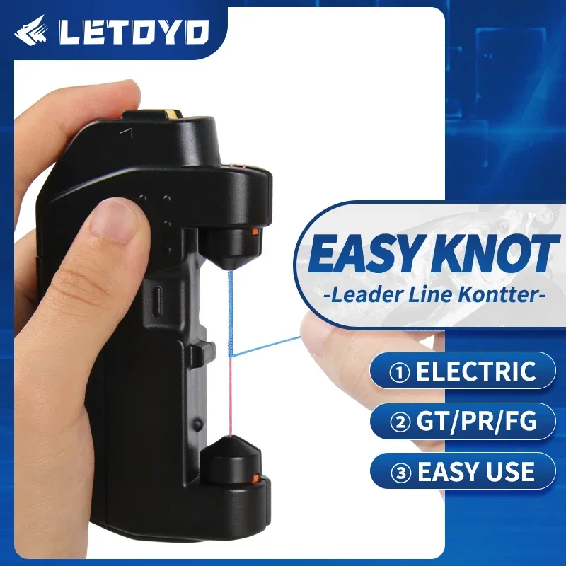 LETOYO Knotter GT/PR/FG 매듭 기계, 낚시 보빈 와인더, 낚싯줄 도구, 낚시 용품, 낚시 액세서리 