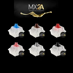 CHERRY MX2A switch RGB, Brown Red Blue Black Silver Silent Red switches,For Hot swappable mechanical keyboard switch