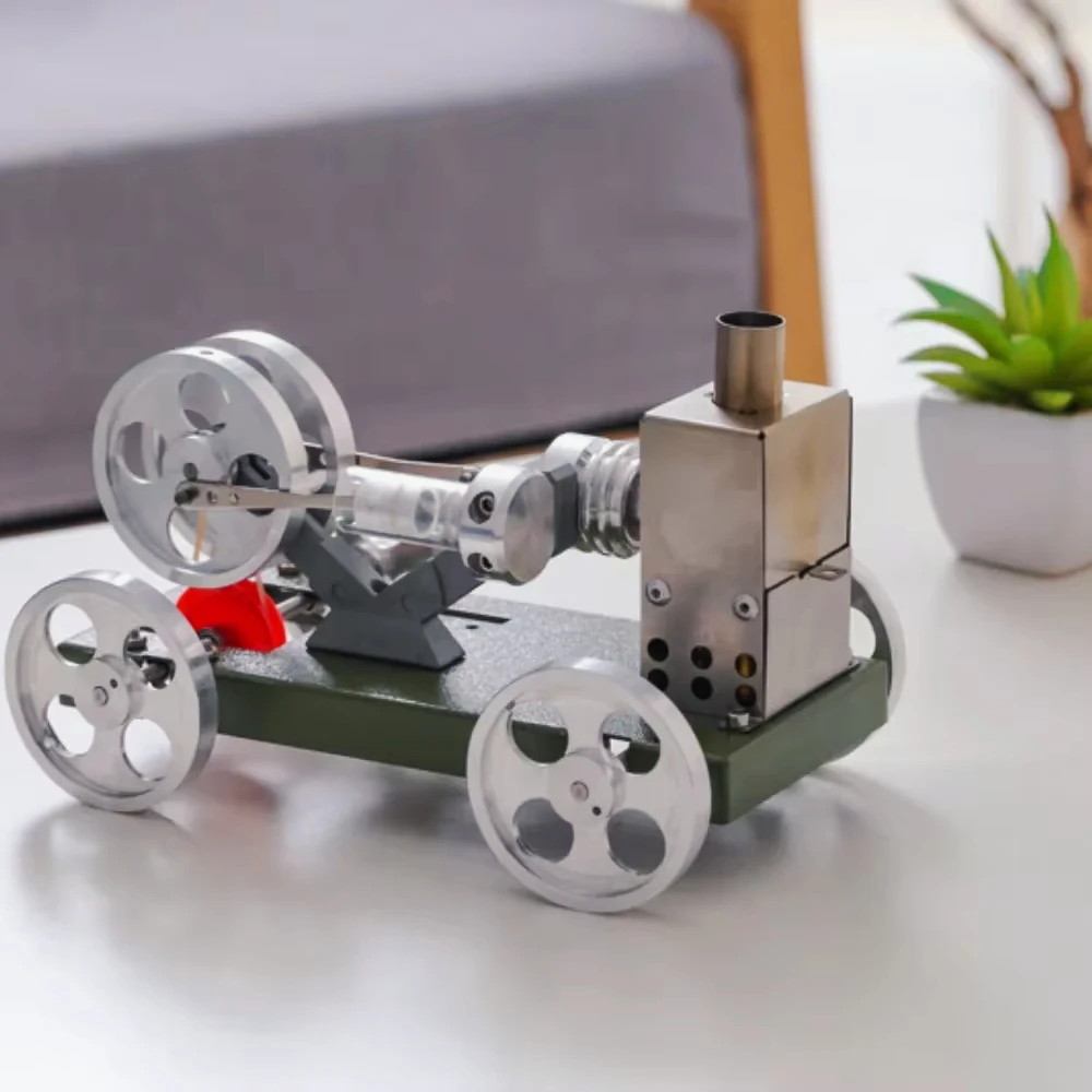 

Stirling Engine Model Toy Pure Handmade All metal Assembly DIY Model Car Science Laboratory Teaching Aids Engine Car Model Toys