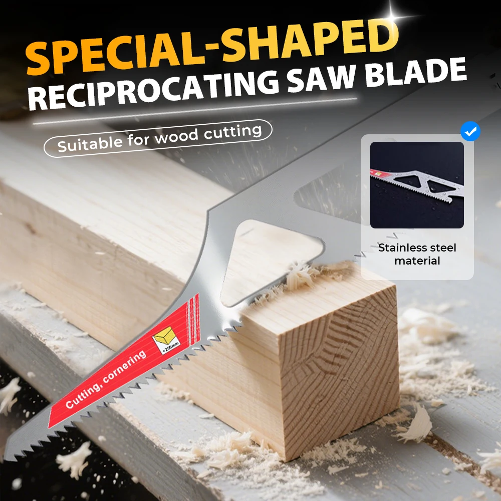 

Jigsaw Blade Extra Long Heavy Duty Scroll Saw Blades T-Shank Fine Coarse Teeth for Wood Aluminum Tight Spaces 302mm