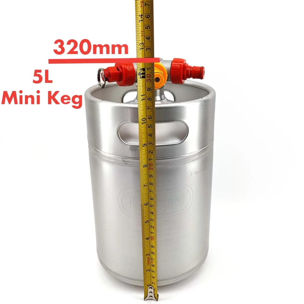 KegLand Mini Keg Low Profile Ball Lock Tapping Head Kit Beer Wine Brewing Equipment