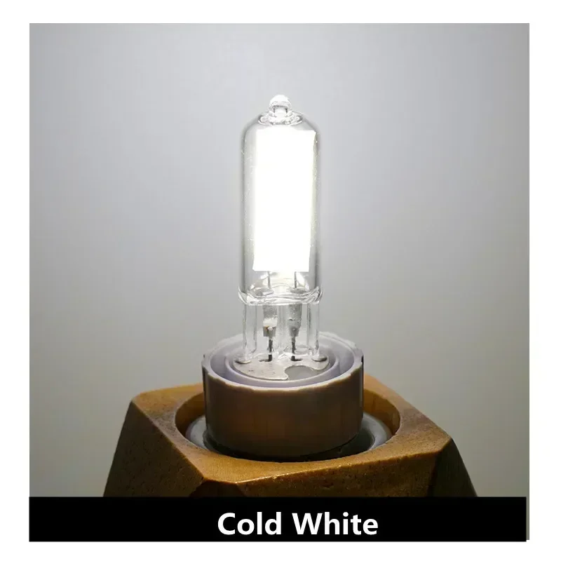 antenso LED-Glühbirne G4 G9 Glas-Cob-Lampe 6 W 9 W AC 220 V warm-kaltweiße Kerzenlichter ersetzen 30 W 60 W Halogen für Kronleuchter-Scheinwerfer 3