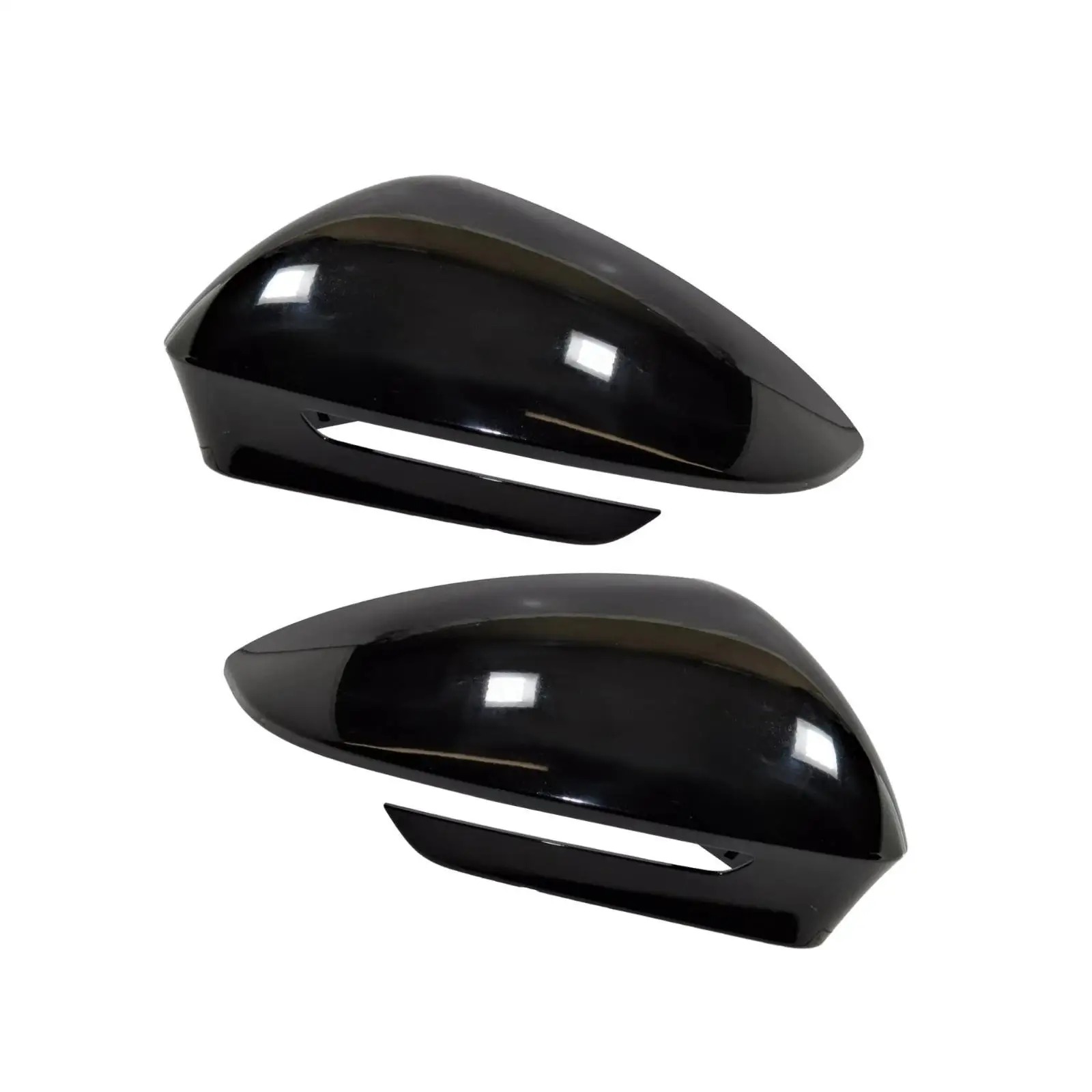 2x Door Mirror Cover Caps Repair Driver Passenger Side Spare Part 11B857537 for Skoda Enyaq IV Electric Motor 5az 2021-2024