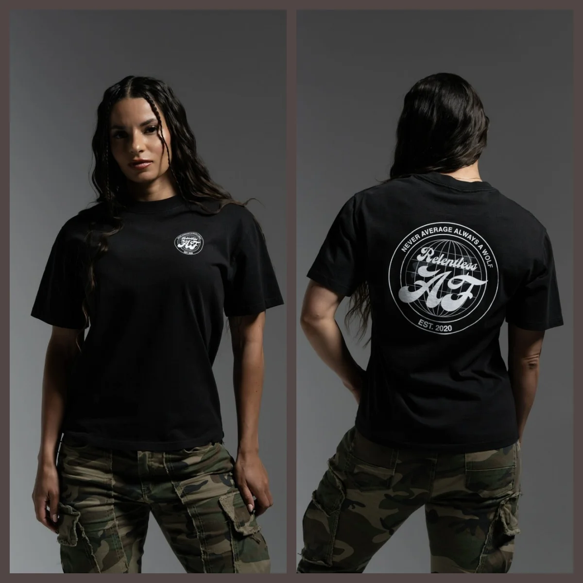 Hot Core _RELENTLESS_ Graphic T-Shirt GYM Daily Fitness Can Wear Cotton T-shirt To Absorb Sweat and Breathe