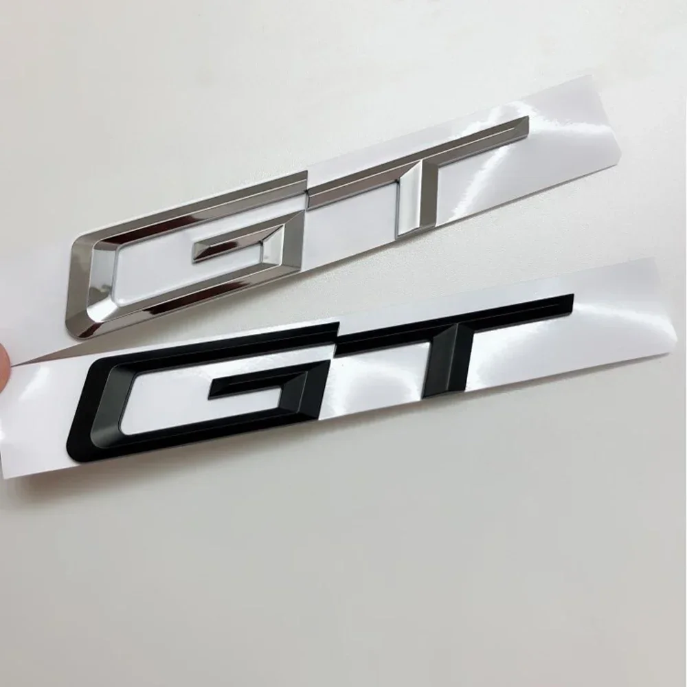 

GT Logo Car Tail Badge Emblem Sticker ABS Decoration For BMW 3 5 Series F34 F07 6GT G32 Auto Exterior Accessories Modification
