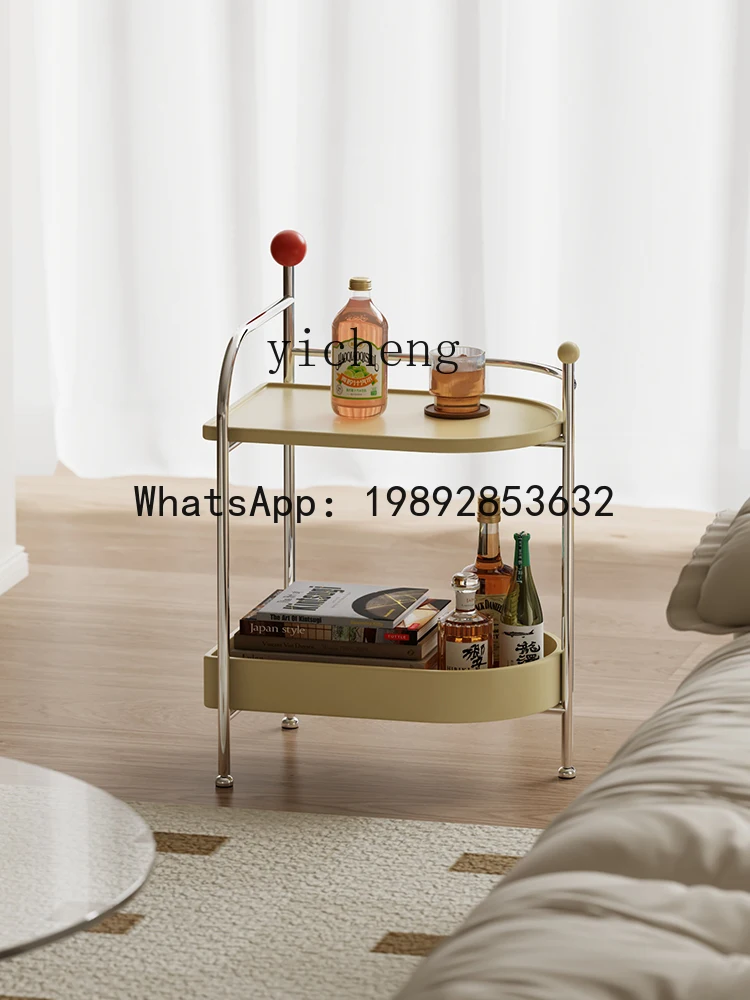 

B-4 table sofa side living room modern simple corner rack light luxury high-end coffee table