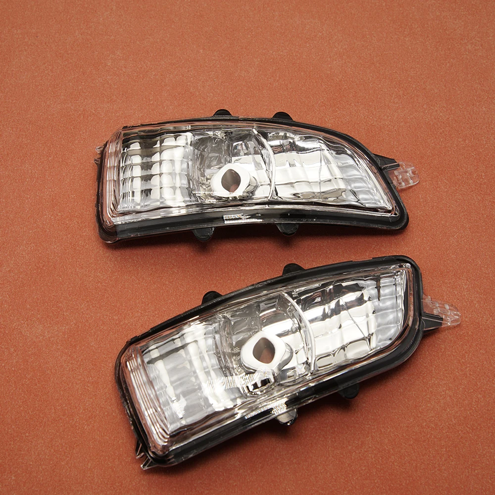 For Volvo S40 S60 S80 C30 C70 V50 V70  Left&Right Side Wing Mirror Indicator Turn Signal Light Lamp Lens 31111102 31111090