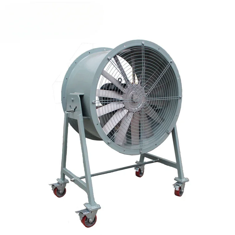 T30A axial flow fan post foot industrial exhaust fan iron machine spray warehouse