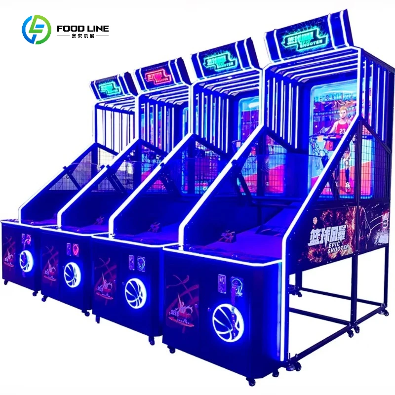 Arcade Game Coin - آلة ألعاب كرة السلة التي تعمل