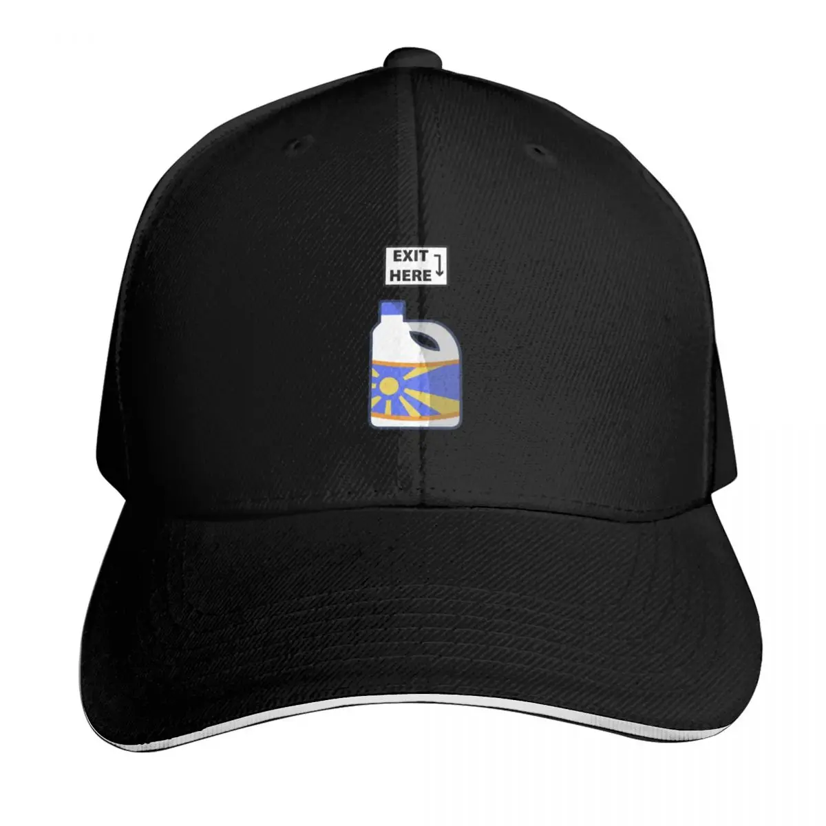 Exit Here - Bleach - Project Zomboid inspired Baseball Cap Curved Brim Classic Fit Low Profile Unstructured Unisex for Men Women