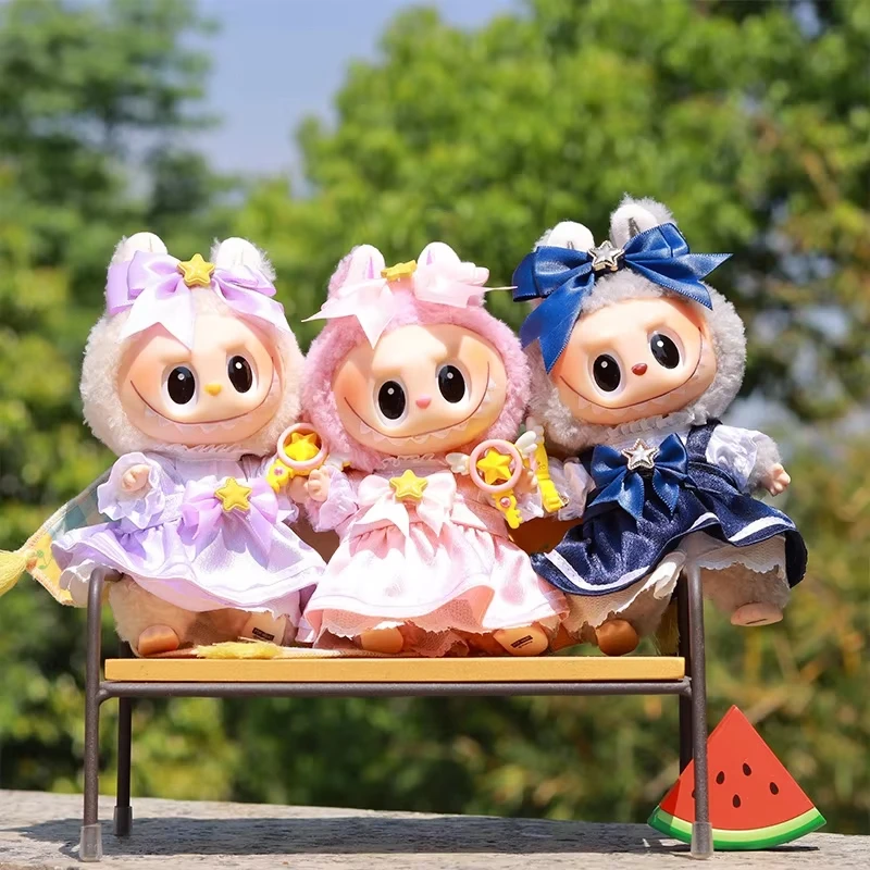 17Cm Cute Labubu Cl…