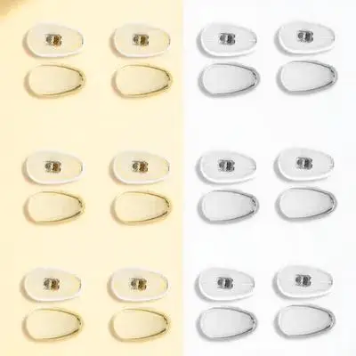 12Pairs Glasses Nose Pads Anti-Skid Silicone Patches for Spectacles Sunglasses Eyewear Supplies No Pain Stable Fit