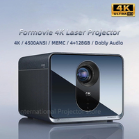 X5 4K Laser Projector 4500 ANSI Lumens ALDP Android Smart Projector 4+ 128gb Big Memory Home Theater tv Best Projector