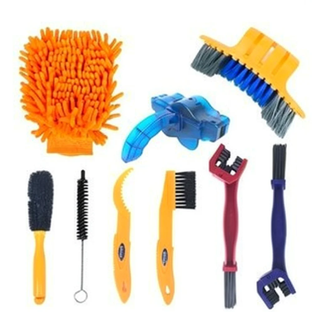 Professional Bike Chain Cleaner Maintenance Kit Cycling Repair Equipment Scrubber Brushes For MTB Road Bicycle Gear