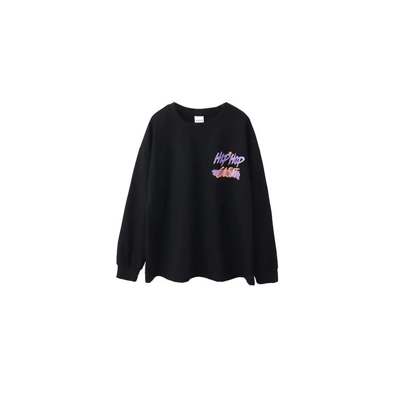 طفل الهيب هوب الملابس السوداء خطابات البلوز الأرجواني جيوب عادية Ruched البضائع السراويل لفتاة صبي الجاز ملابس رقص الملابس #6