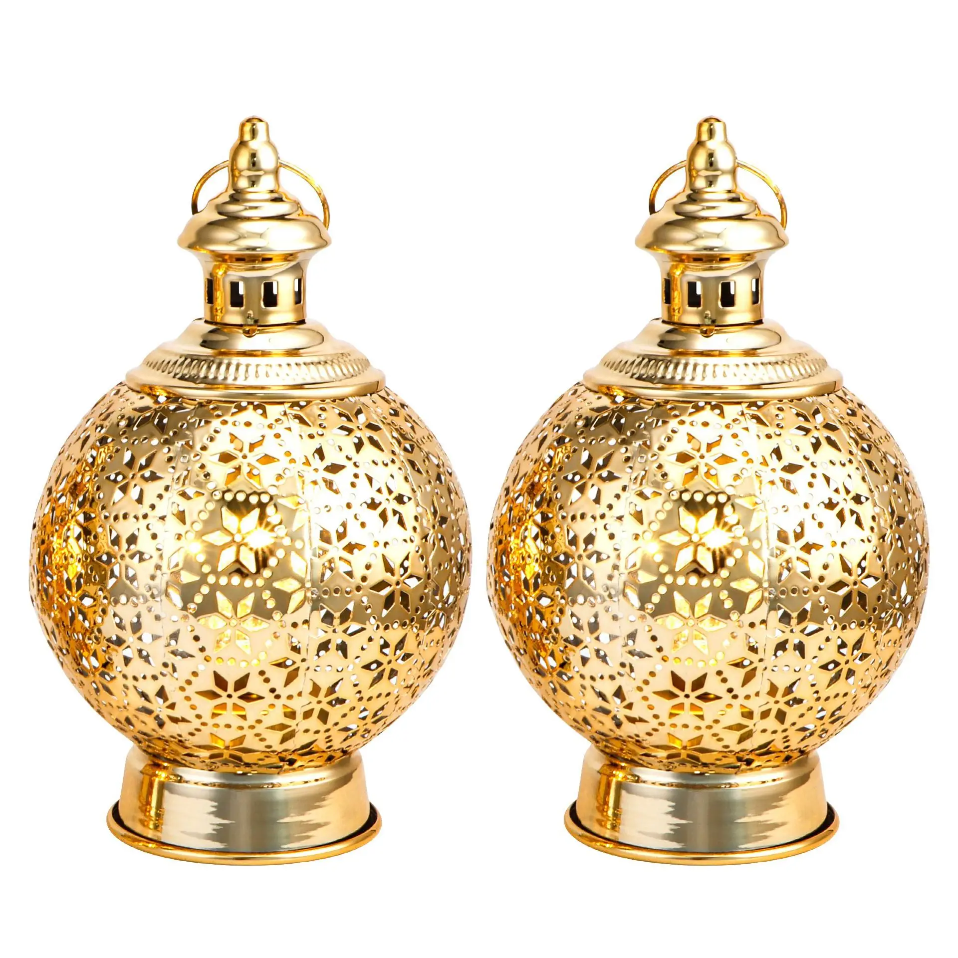 

Electroplated Gold Metal Spherical LED Ambient Lights Creative Decorative Lights Home Set Wedding Festival Photo Ornaments