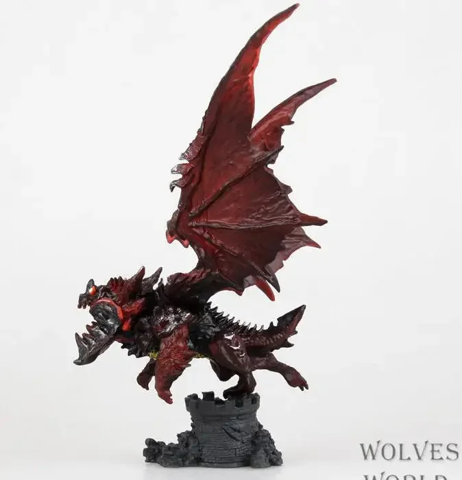 

New World of Warcraft 20cm Cataclysm Neltharion Deathwing Dragon PVC Model Gaming Case Ornament Toy Collection Christmas Gift