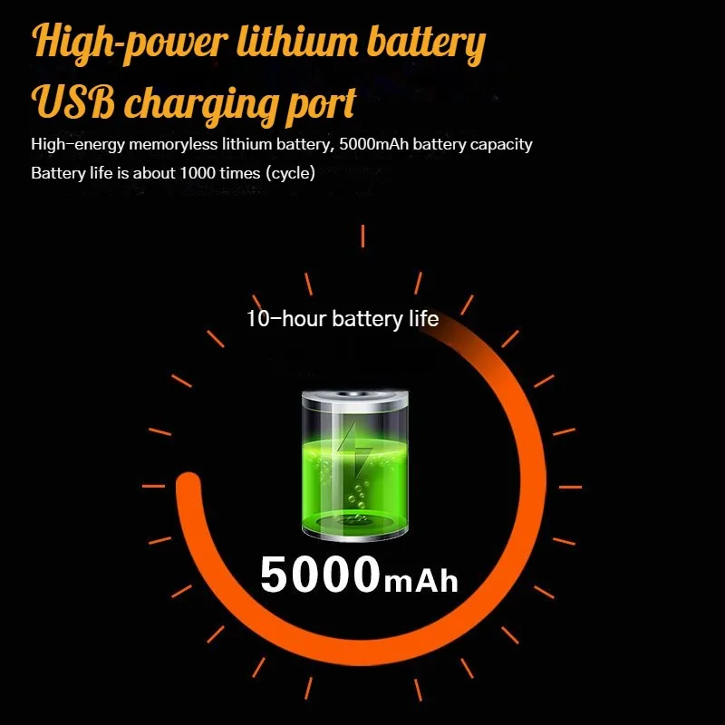 LV6040 Tripod Warning Light LED Multifunctional Car Emergency  Vehicle Triangle Safety Warning Shockproof Anti-Fall Anti-Slip