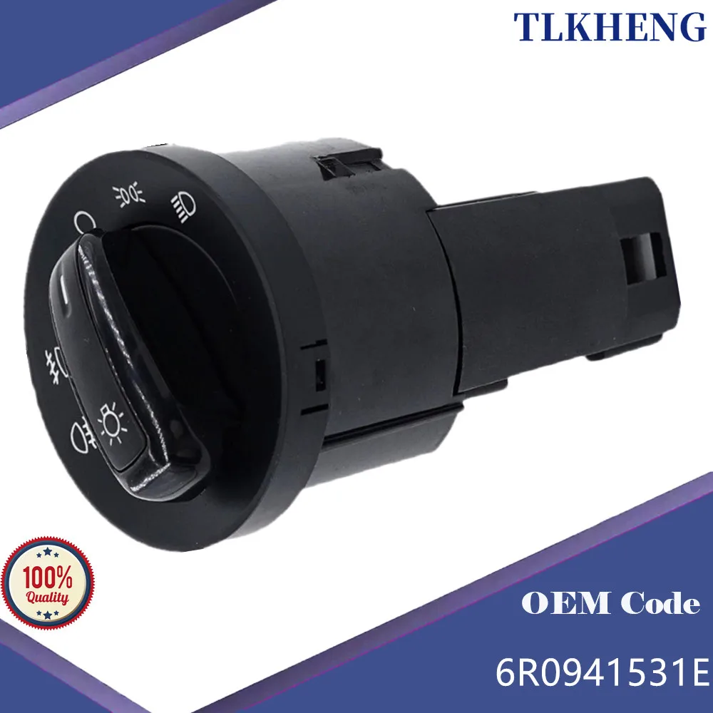 

Headlight Switch Fog Light Switch For VW Jetta III (1K2) Polo V (6R1, 6C1) 2009-2017