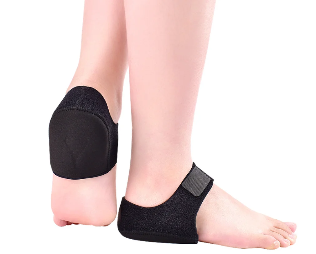 كعب لتخفيف الآلام إدراج التهاب اللفافة الأخمصية كعب حفز وسائد هلام منصات العناية بالقدم دعم الأكمام كعب حامي الجوارب حديثا #6