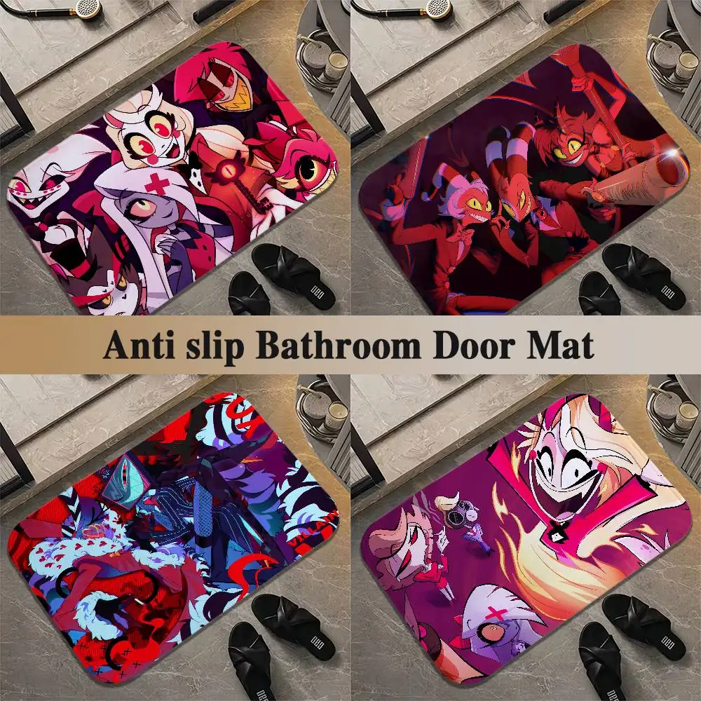 

Hazbins Hotel Floor Mat Printed Large Carpets Living Room And Bedroom Carpets Bathroom Anti Slip Door MATS Small Carpets