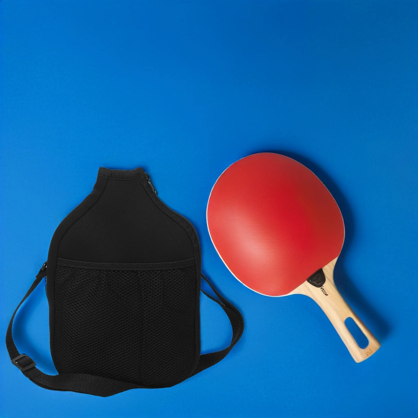 

Racket Protector Pickleball Paddle Sleeve Table Tennis Case with Strap Cover Protective Waterproof Equipment Bag