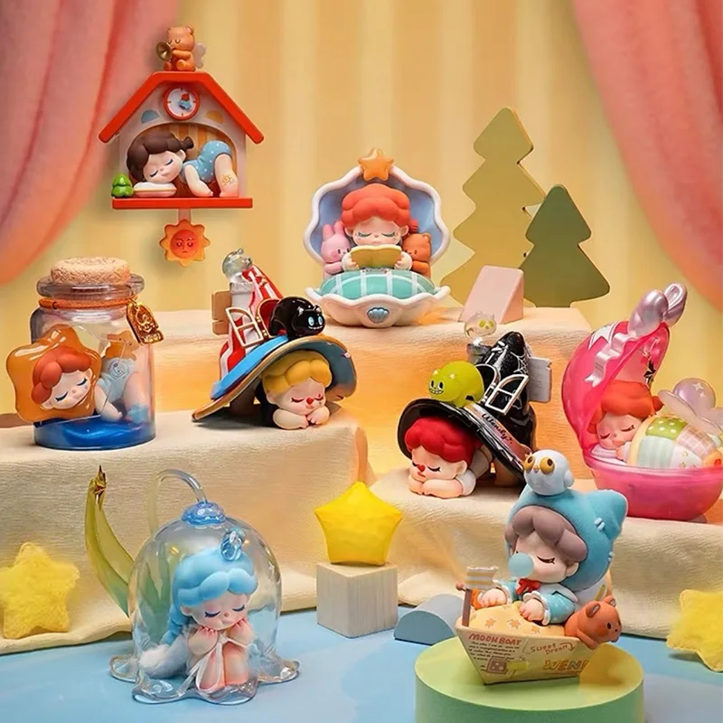 

Dodosugar Wendy Follows The Moon Series Blind Box Cute Handmade Toy Suitable Desktop Decoration Collectible Birthday Gift
