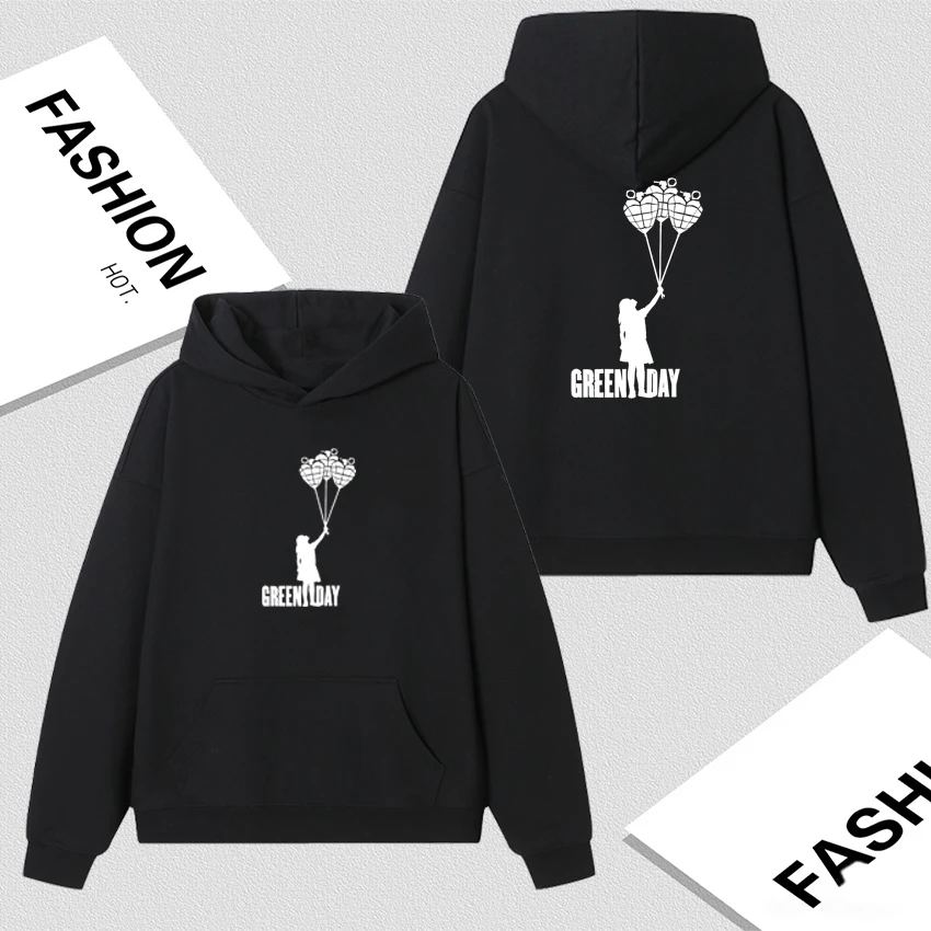 

Fashion 5 DAYS Graphic Vintage Bodywarmer Autumn Winter Sweatshirt Long sleeve Double Sided Print Fleece Men Women Loose Hoodies