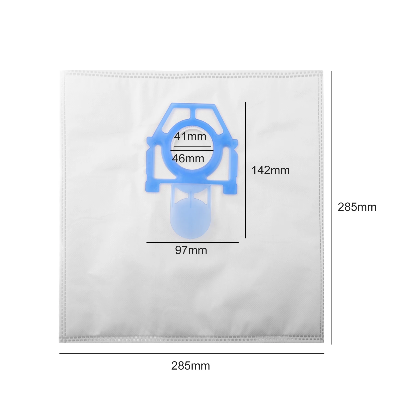 Replacement Dust Bags for Zelmer Models For Odyssey For Protecto For Meteor 2 5 Pack Non Woven Fabric for Optimal Filtration