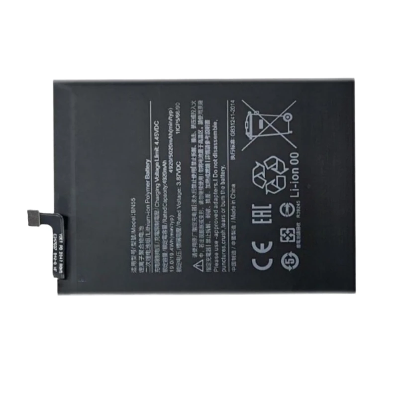Replacement Mobile Phone Battery BN55 3.87V 5020mAh  For Xiaomi Redmi  Note9S  Note 9 S