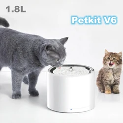 Petkit EVERSWEET V6 Pro Cat Water FountainUVC Wireless Water Pump APP Control  Water Multiple Filtration Drinker Stainless Steel