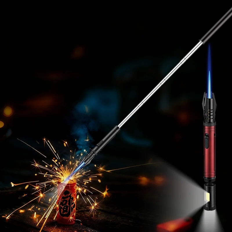 

Black Knight Lightsaber-style retractable portable inflatable direct-charge lighter high-temperature blowtorch