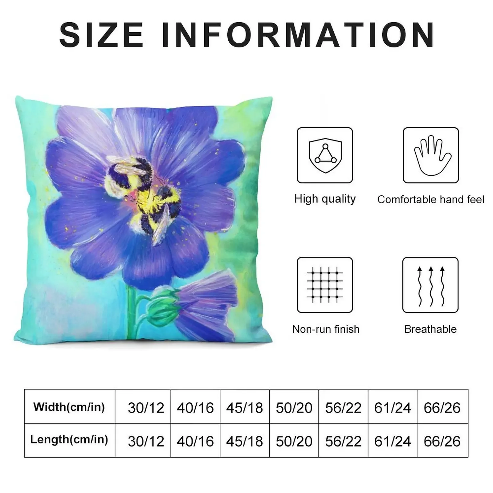 Painting by Laura Rispoli bees sleeping in a hollyhock flower holding each others feet Throw Pillow New year pillow