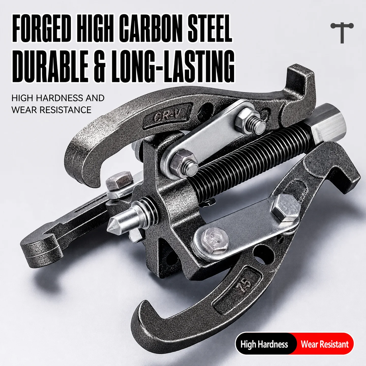 Gear Puller 3/4/6/8 Inch 3 Jaw 2 Jaw Reversible Pulley Remover Tool Bearing Flywheel Removal Kit Heavy Duty Professional Grade