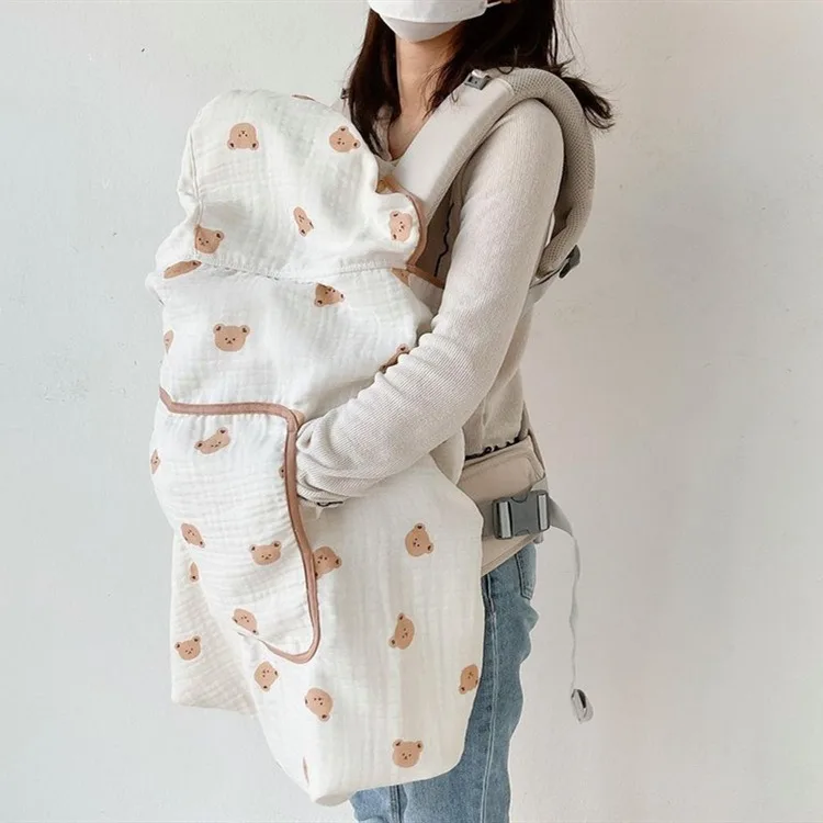 

Summer Ins Bear Hug Quilt Out Mosquito-proof and Windproof Multi-functional Cape Baby Hug Blanket Hug Quilt Shawl Blanket