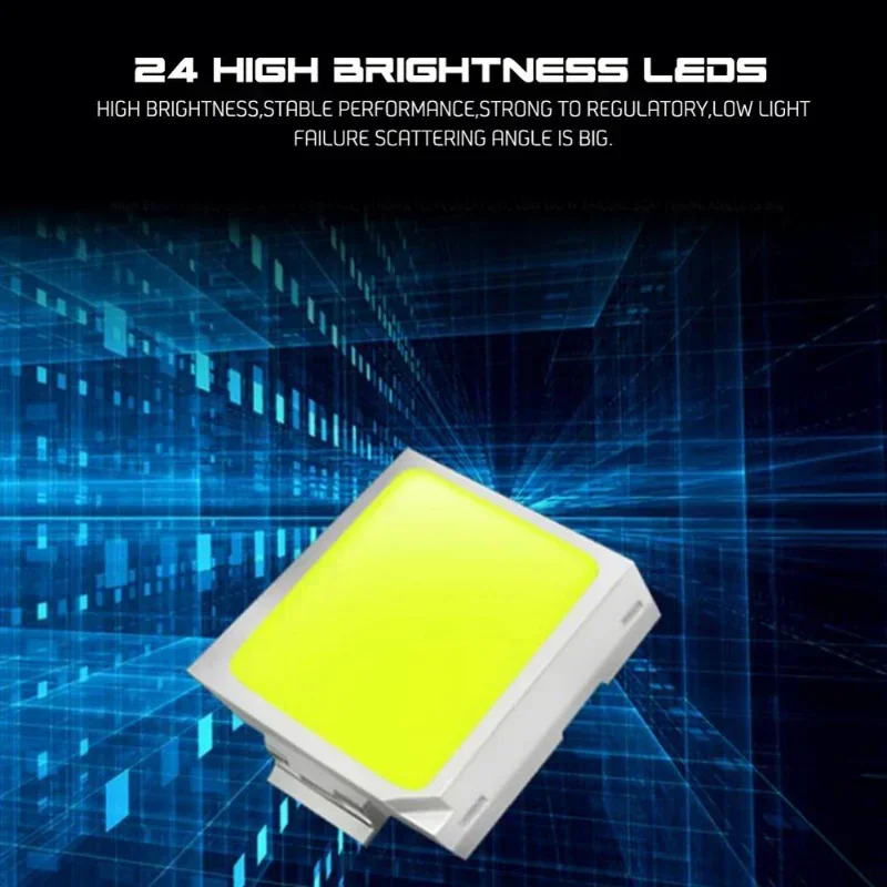 كامل جديد 12 فولت 24LED RV ضوء السقف RV الداخلية قبة الإضاءة أضواء مقطورة ل العربة RV